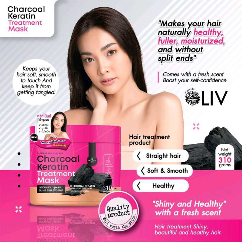 [COD] Precious Skin Charcoal Keratin Treatment Mask 310 gram