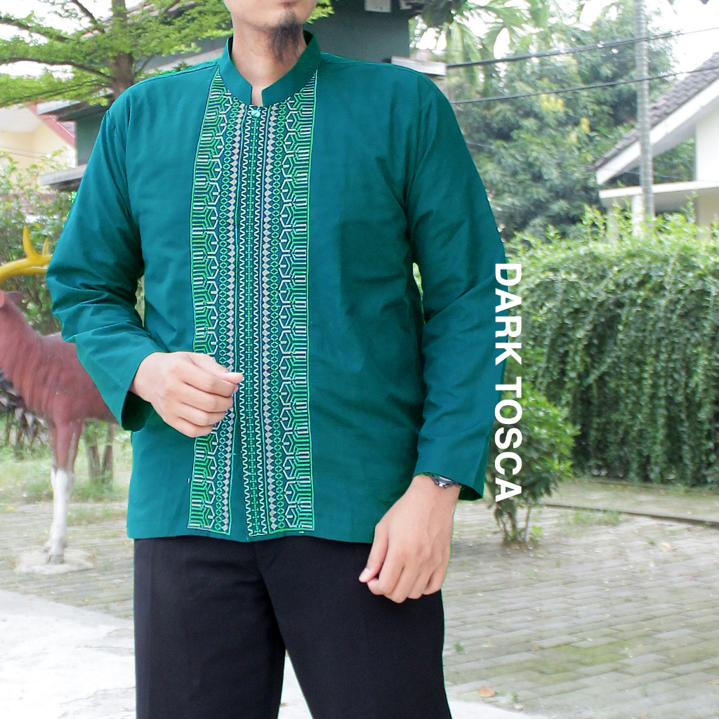 [SALE] Baju Koko Pria Dewasa Lengan Panjang Busana Muslim Berkualitas kode EJD bahan katun bisa GROSIR