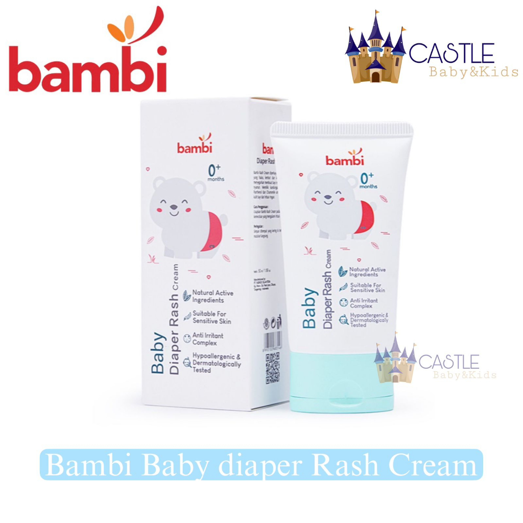 Bambi - Baby Diaper Rash Cream 50ml - Cream Ruam Bayi