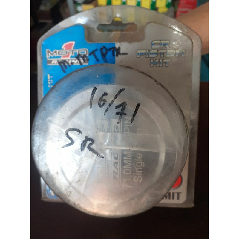piston moto 1 racing single ring pen 16/71