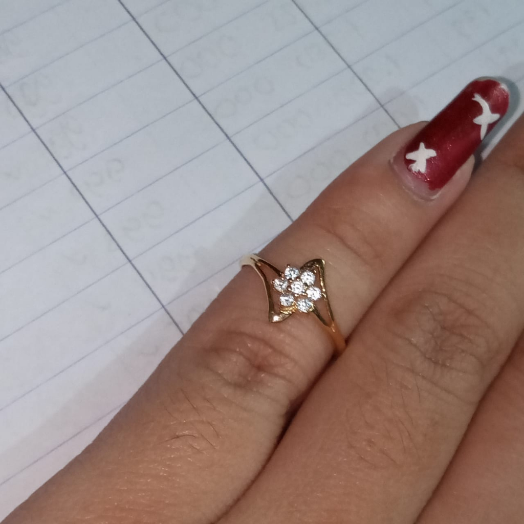 Cincin Anak Emas 17K - 0.95 Gr Kadar 750 - 4748