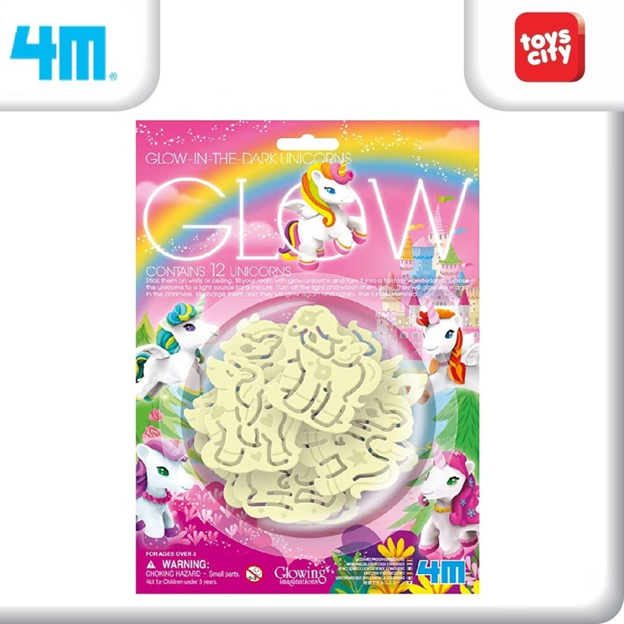 

4M Glow In The Dark Unicorns 12pcs