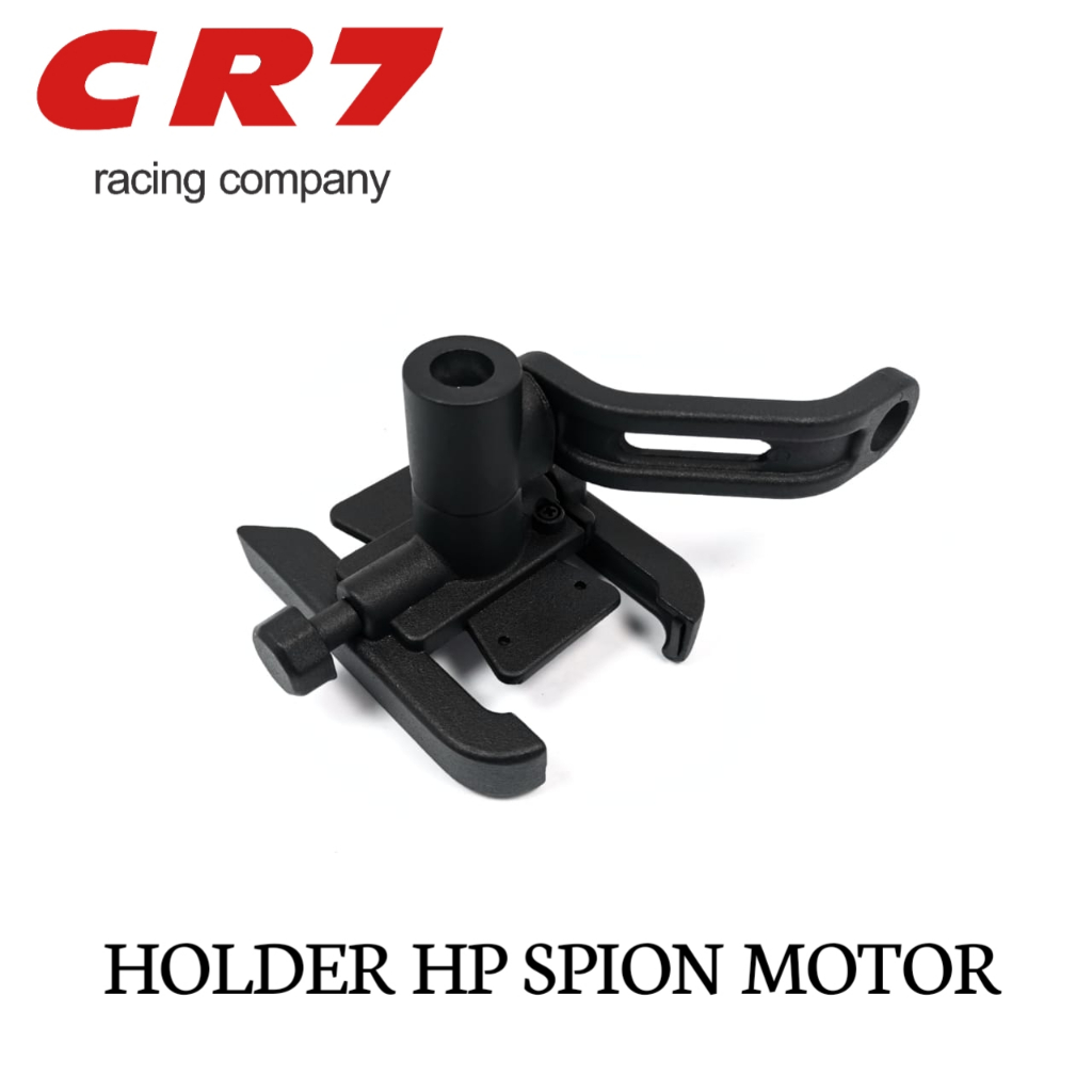 Holder Hp spion Besi Penahan Ponsel Phone Holder HP Motor Handphone Spion Sepeda Motor Stand Bracket CR7