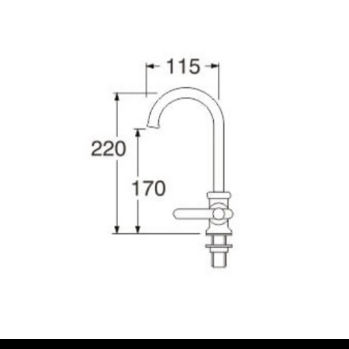 KRAN SINK SAN EI A56JSX / KRAN CUCI PIRING TANAM SAN-EI A 56 JSX