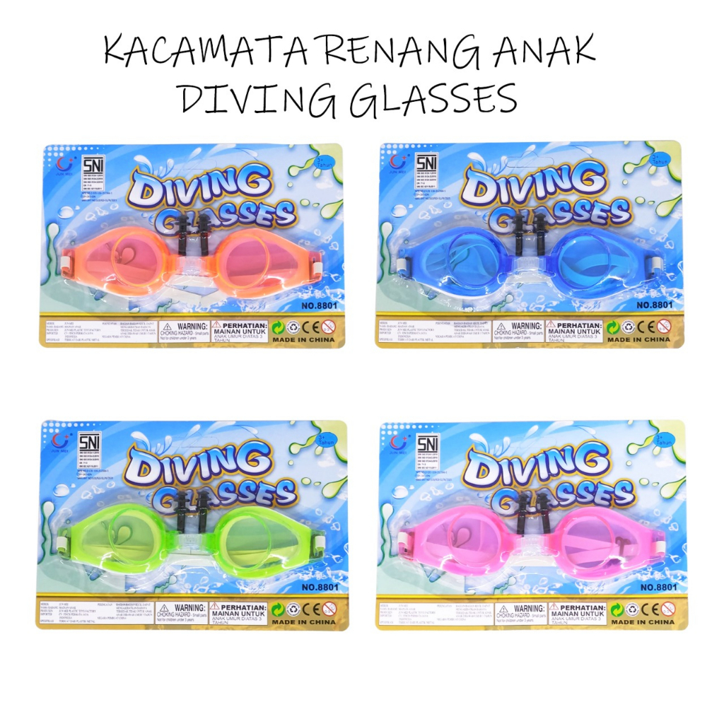 KACAMATA RENANG ANAK DEWASA FREE TUTUPAN TELINGA