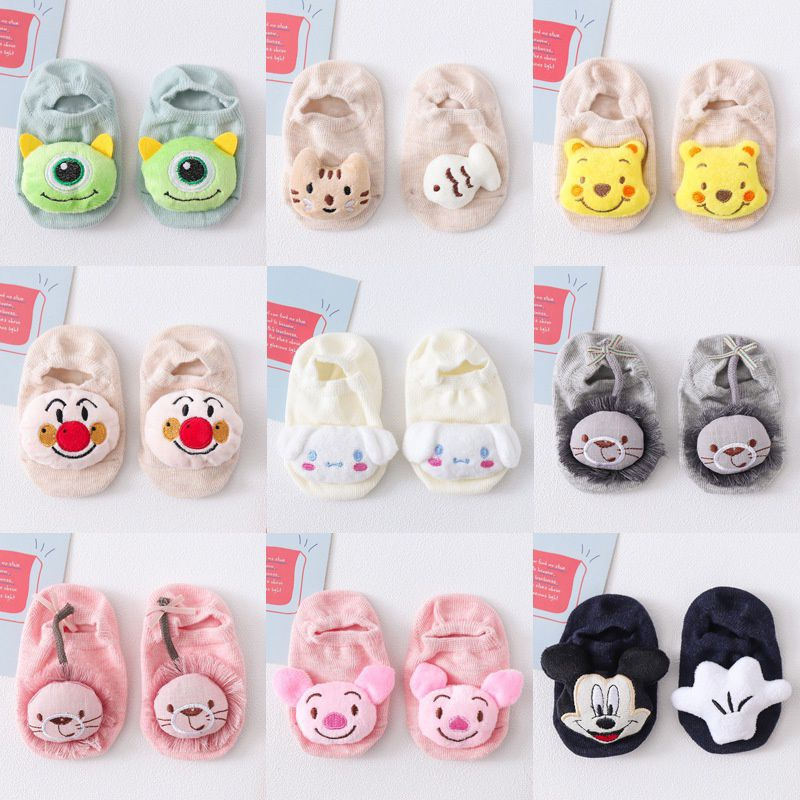 Kaos Kaki Boneka Anak Bayi 3D Lucu Karakter Kaoskaki Motif Unik Part II