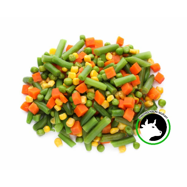 Mix Vegetable Frozen @1kg - MIN 10kg