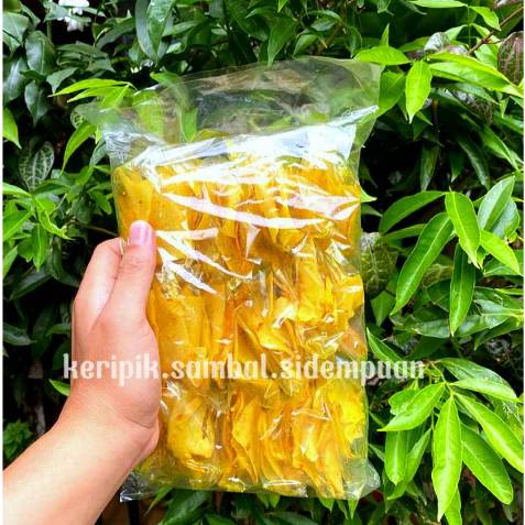 

Keripik Sambal Bumbu Kuning Sidempuan 1 Pak isi 24 PCS Bungkus Kecil