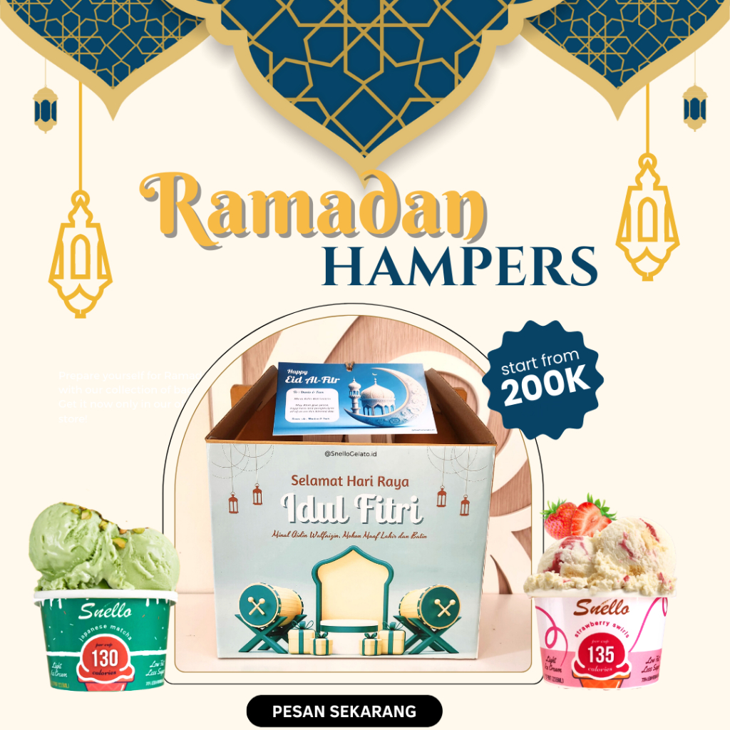 

Hampers Lebaran - Bali | Snello Gelato | Hampers Bali | Idul Fitri RAMADAN