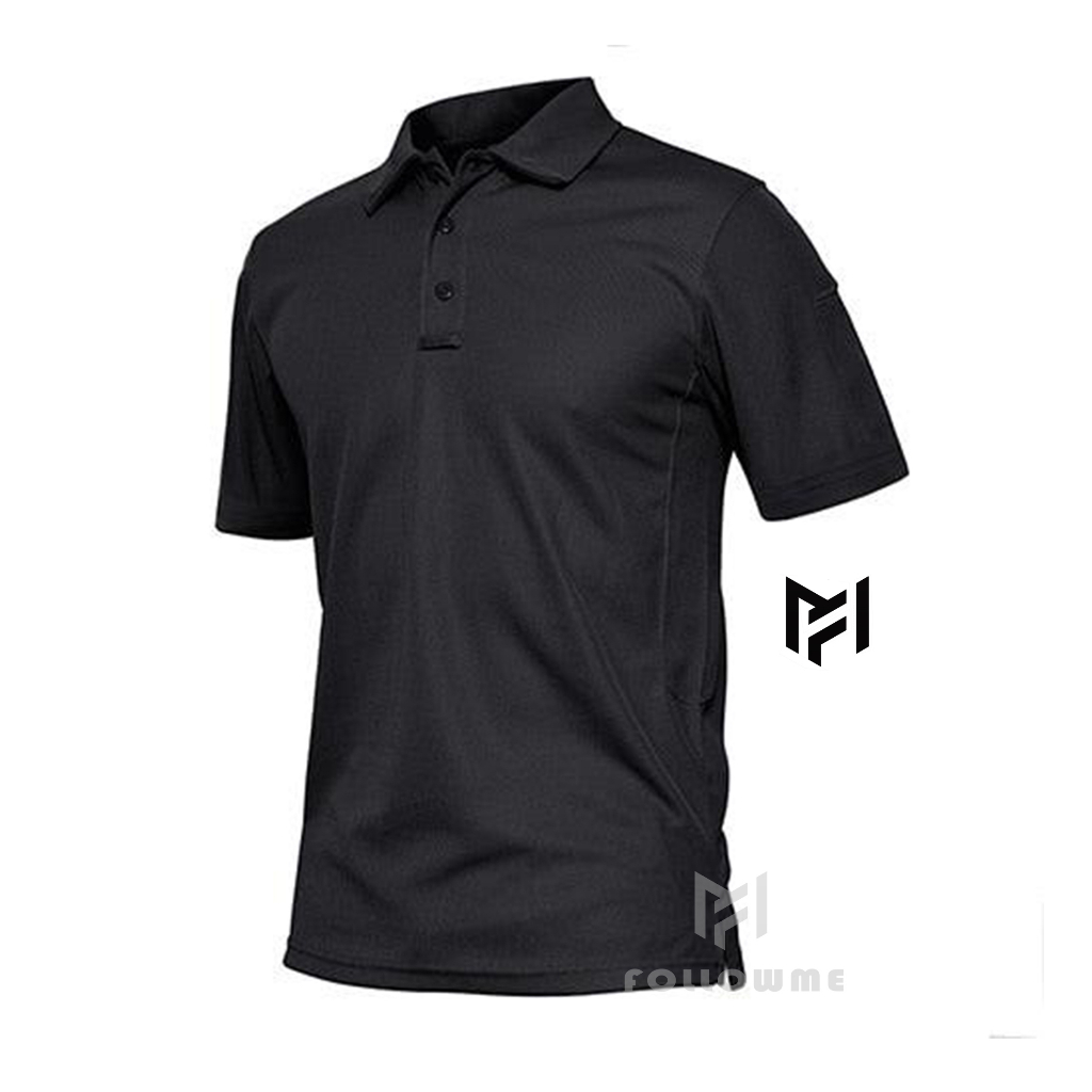 Followme Polo Shirt Kaos Polo Shirt Polos Unisex Bahan Katun Nyaman Ukuran S Sampai XXL Polo Shirt P