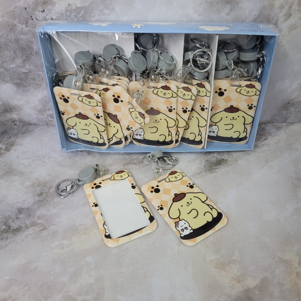 JM GANTUNGAN TALI KARTU AKSES KANTOR MRT BUSWAY LANYARD CARD HOLDER MOTIF