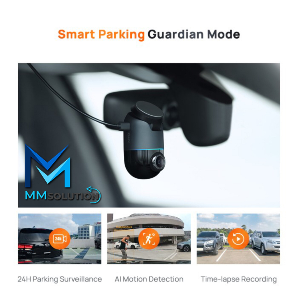 70mai Dash Cam OMNI X200 360° Full View 4G Connect HD 1080P FOV 140°