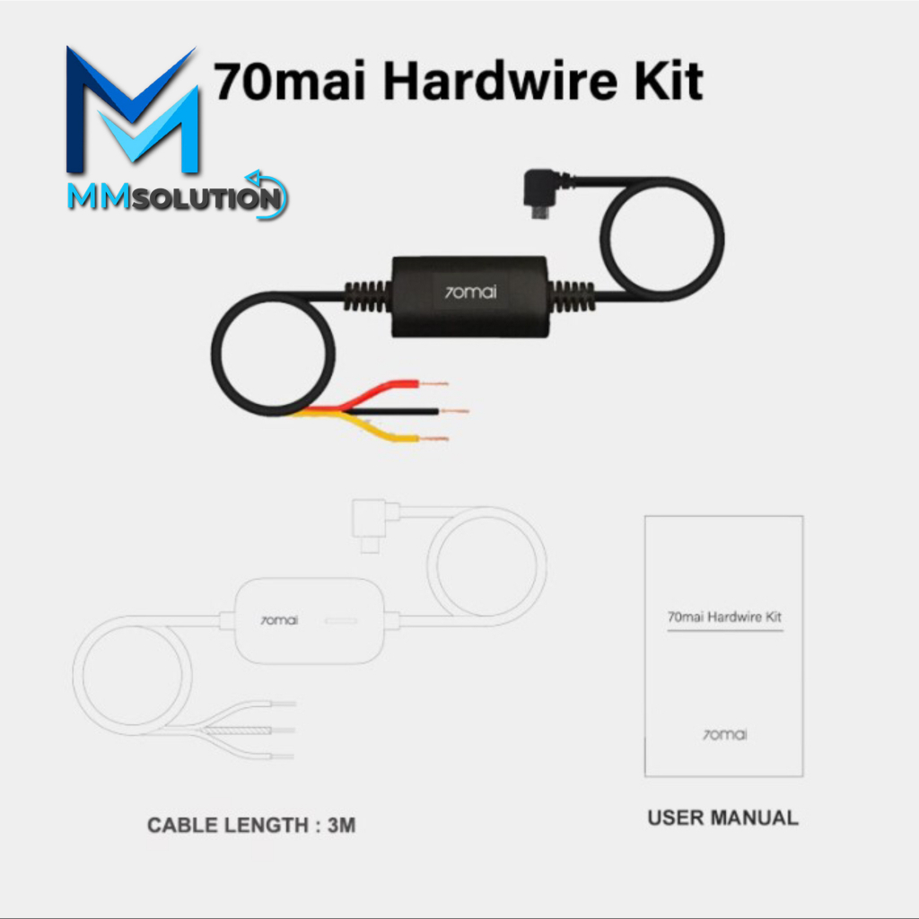 70mai Dashcam Hardwire Kit Untuk Parking Monitor Dash Cam