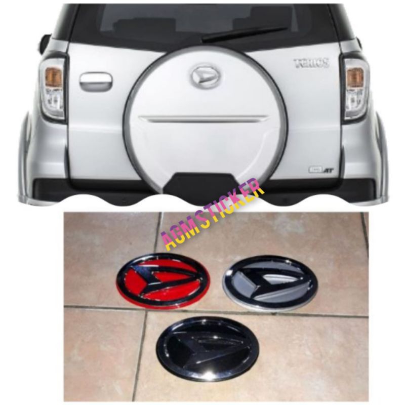 Emblem Logo Ban Serep Daihatsu Terios / emblem logo Daihatsu Terios ban serep