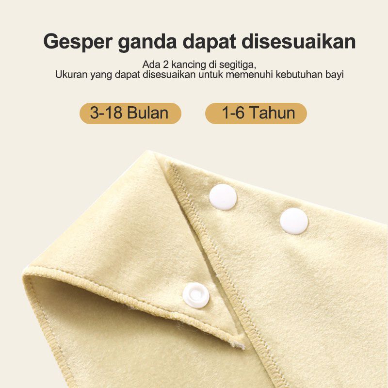 [rumahbayipdg] Celemek bayi water proof || slaber segitiga anak bayi high quality