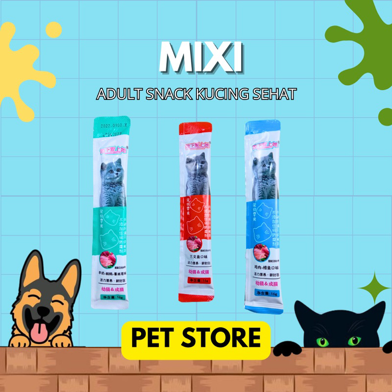 Snack Kucing Sehat MIXI 1 stick 15 gram