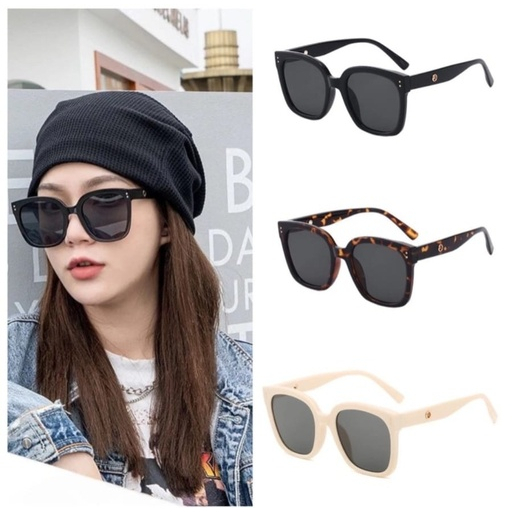 AZAHRA Kacamata Hitam Kacamata Wanita Korean Design Retro  Wanita Sunglasses