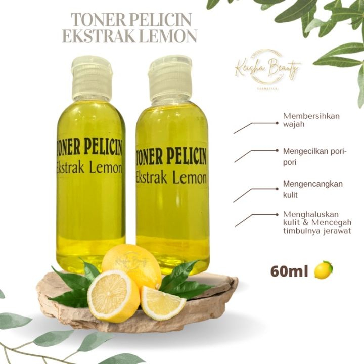 Toner Pelicin Wajah Extra Lemon -  Toner Pelicin Ekstra Lemon 100ml