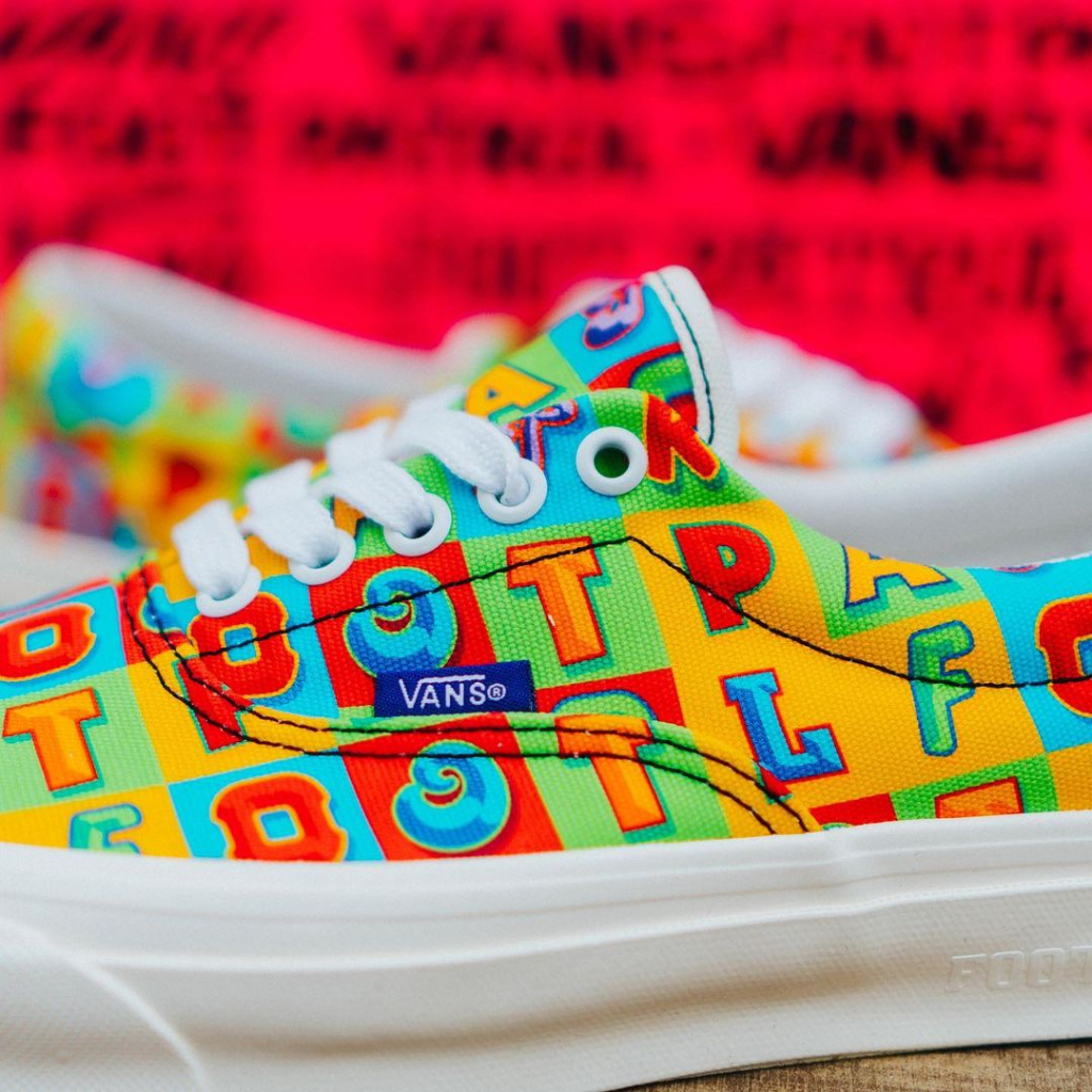 VANS ERA VAULT X FOOTPATROL X MID CITY SIGNS &quot;MULTICOLORED&quot; ORIGINAL 100%