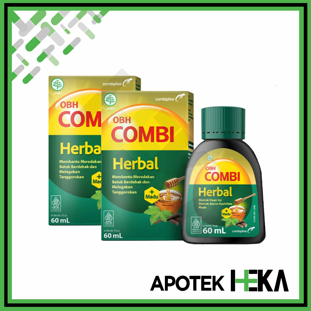 OBH Combi Herbal Botol 60 ml - Sirup Obat Batuk (SEMARANG)