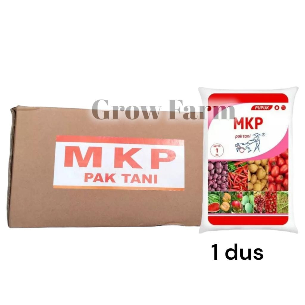 Pupuk MKP PAK TANI 1 Dus  ISI 20 Pack MONO KALIUM PHOSPHAT BUAH BUNGA KEMASAN PABRIK Phosphate (P2O5