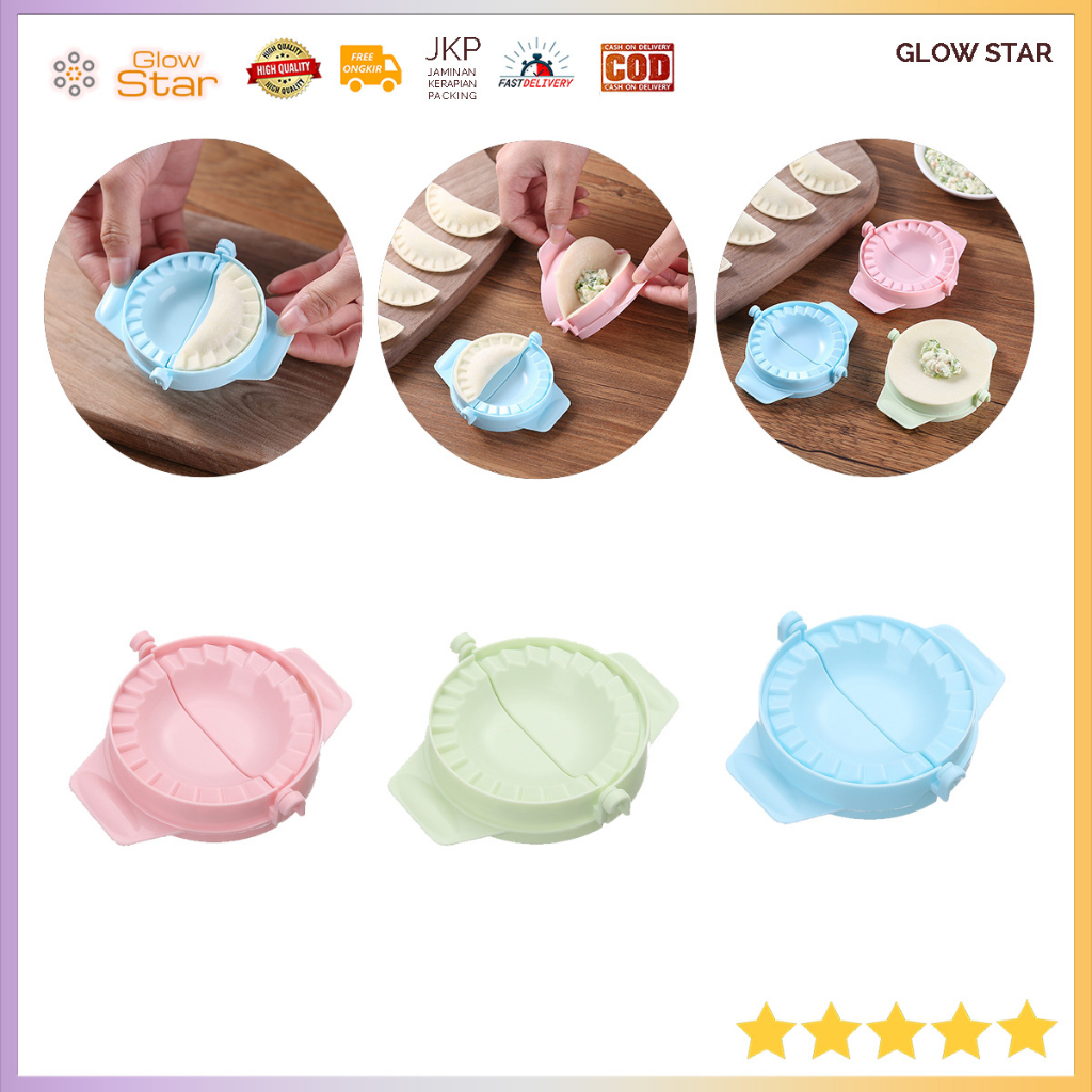 Cetakan pastel kecil Dumpling Gyoza kulit Pangsit Kecil plastik Product Abon Jalangkote mentah bahan food grade aman