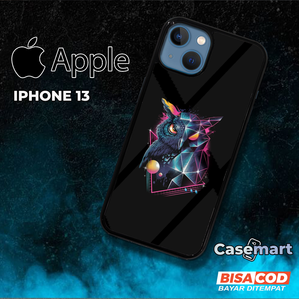 Case Iphone 13 [OWL] Casing Iphone 13 CASEMART Case Hp IPHONE Custom Case Foto Kesing Hp Keren Silik