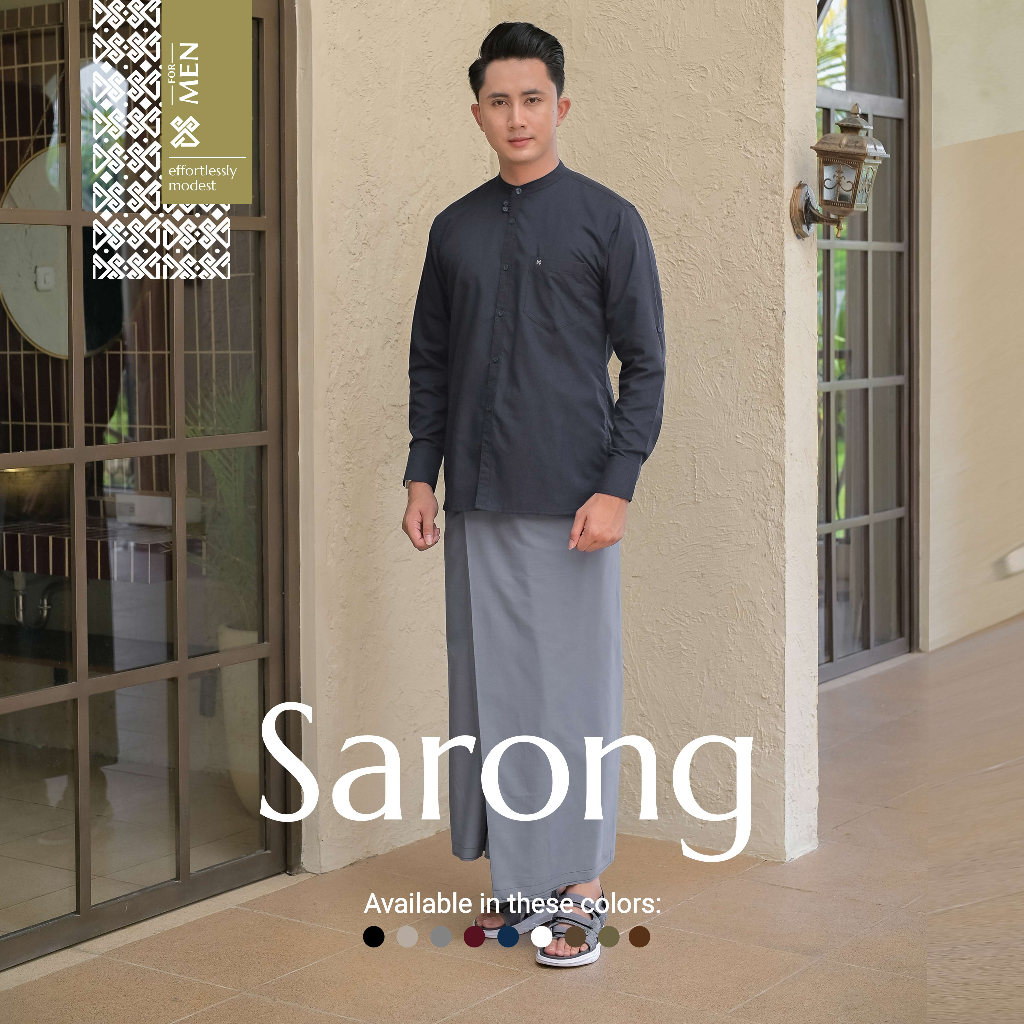DS Modest - Sarung Katun Polos - DS Men