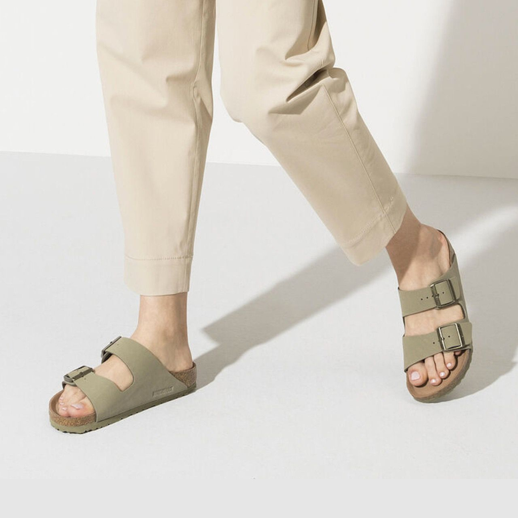 Brikenst** buckle slide sandals