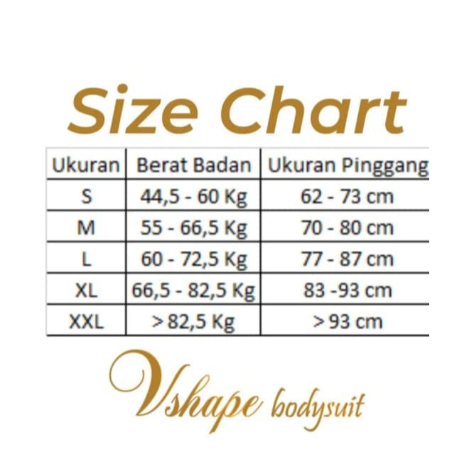 VSHAPE BODYSUIT - LINGERIE PELANGSING TUBUH TANPA DIET