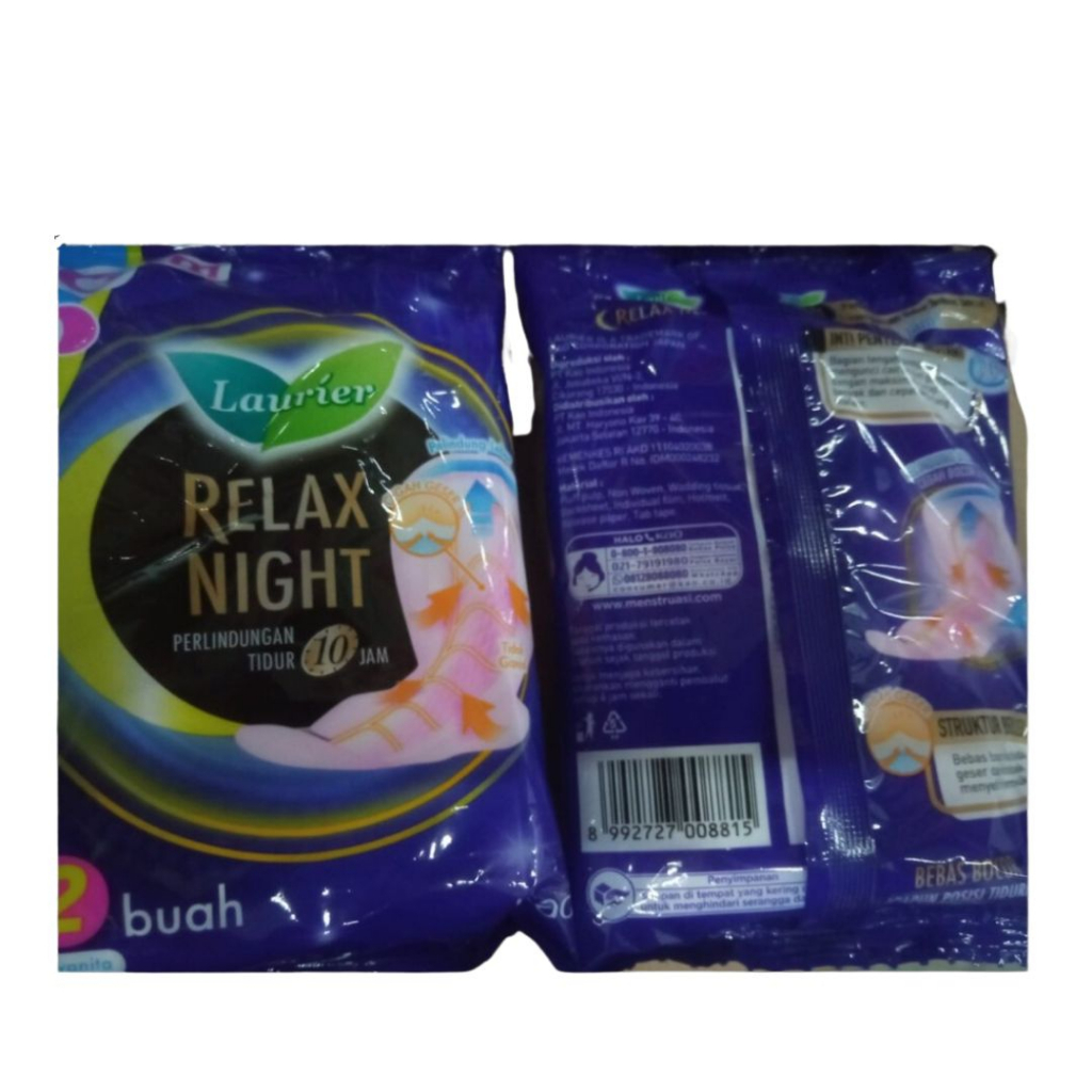 ★ BB ★ LAURIER Relax Night Pembalut 2PC