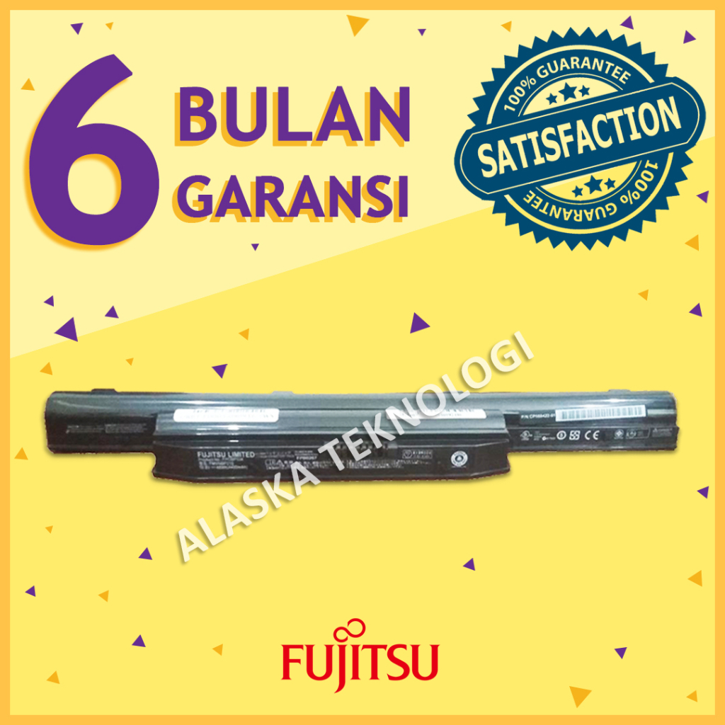 Original Baterai Laptop FUJITSU LifeBook LH532 LH532AP LH522 AH5303A PH521 AH530 AH531 LH520 A531 AH