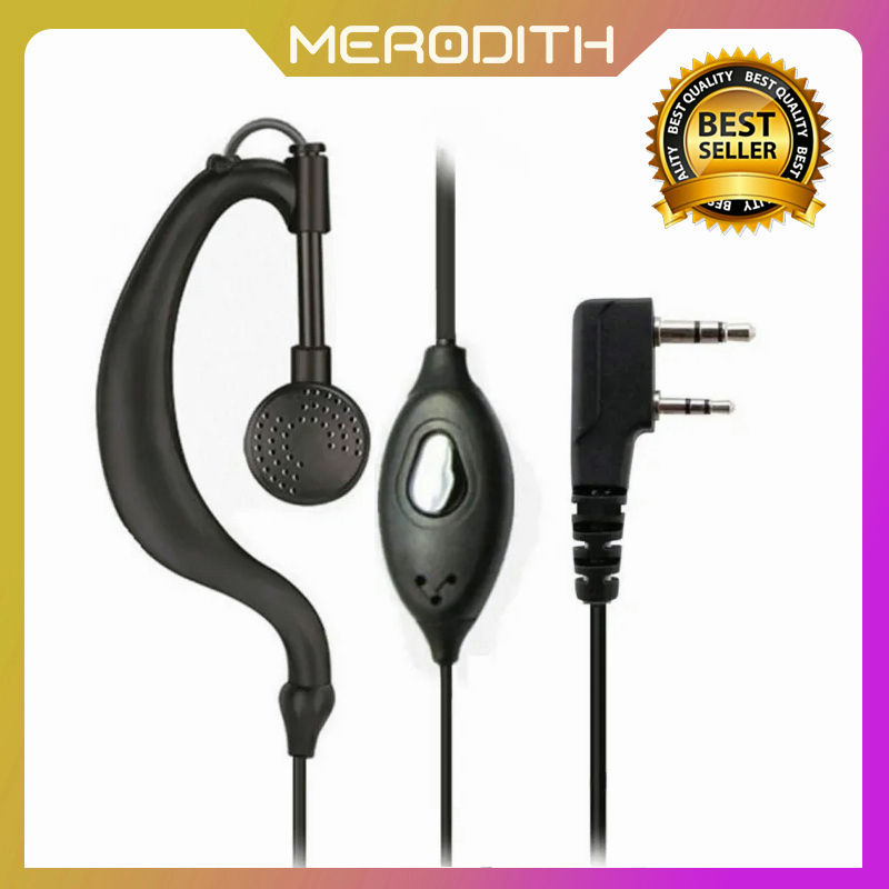 HT EARPHONE WALKIE TALKIE MERODITH MD 888S UV-5R UV82 HEADSET HT MERODITH