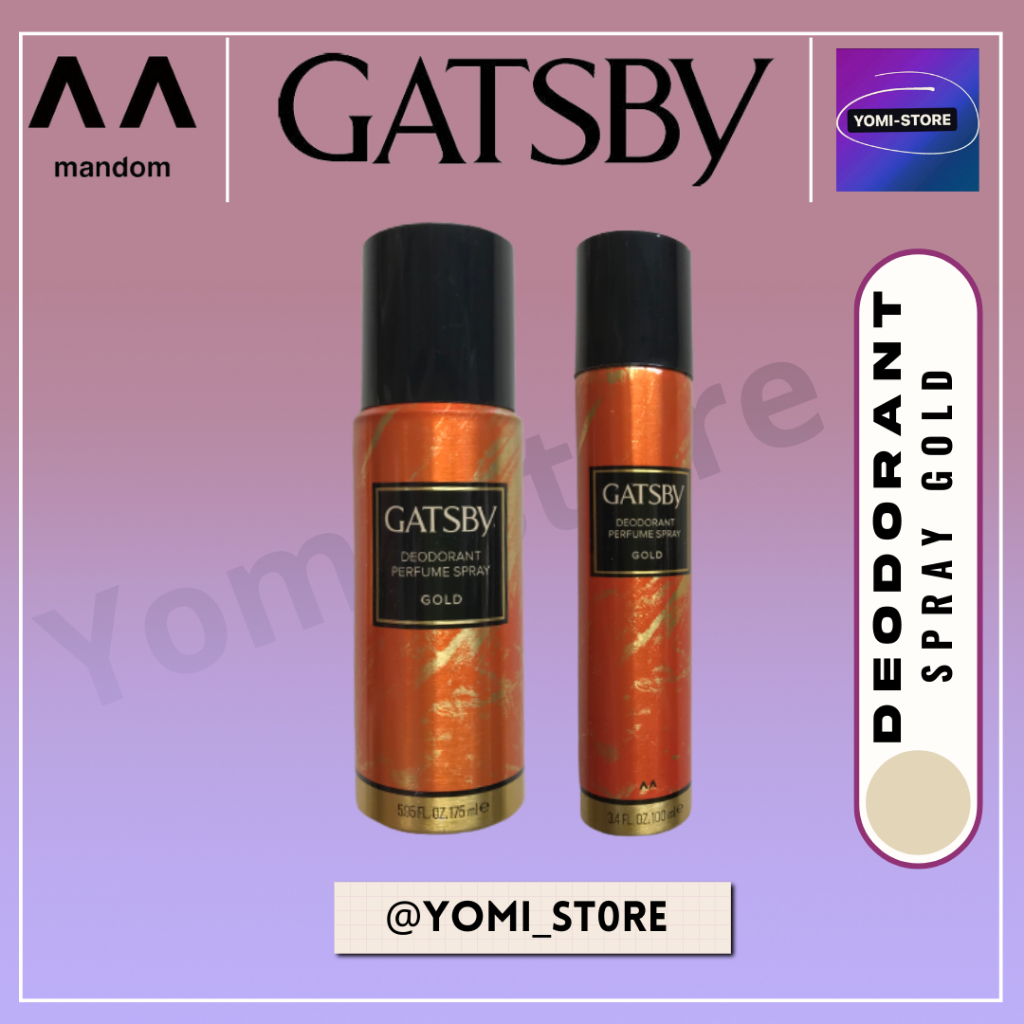 Gatsby Spalding Gold/Gatsby Deodoran Spray Gold/Gatsby Kaleng Gold/ Parfum Murah/Parfum Gatsby 100ml