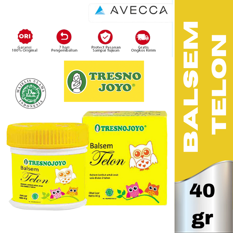 Balsem Telon Tresnojoyo 40 Gr / Minyak Telon / Balsem Anak / Balsem Bayi Tresno Joyo
