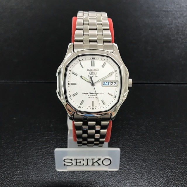 Seiko 5 Superior SKZ035K Stainless Steel - Jam Tangan Pria