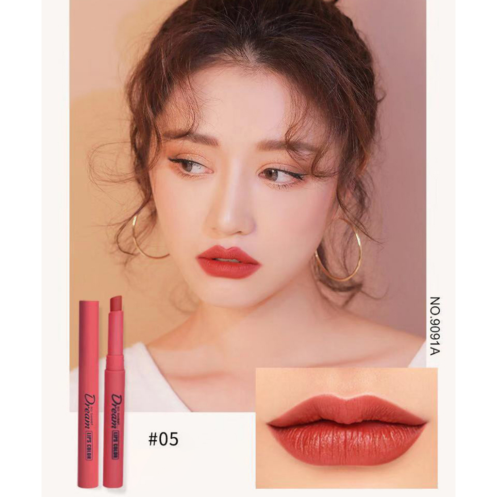 ( Dapat 6 PCS ) Lipstik Heng Fang Dream Lips Color Hengfang Refreshing Lipstick Waterproof dan Tahan Lama