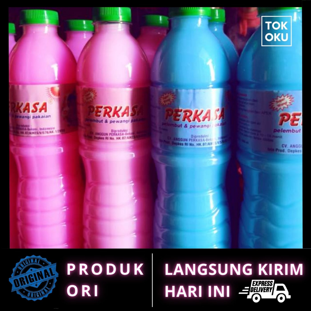 Pewangi dan pelembut pakaian PERKASA botol 600ml