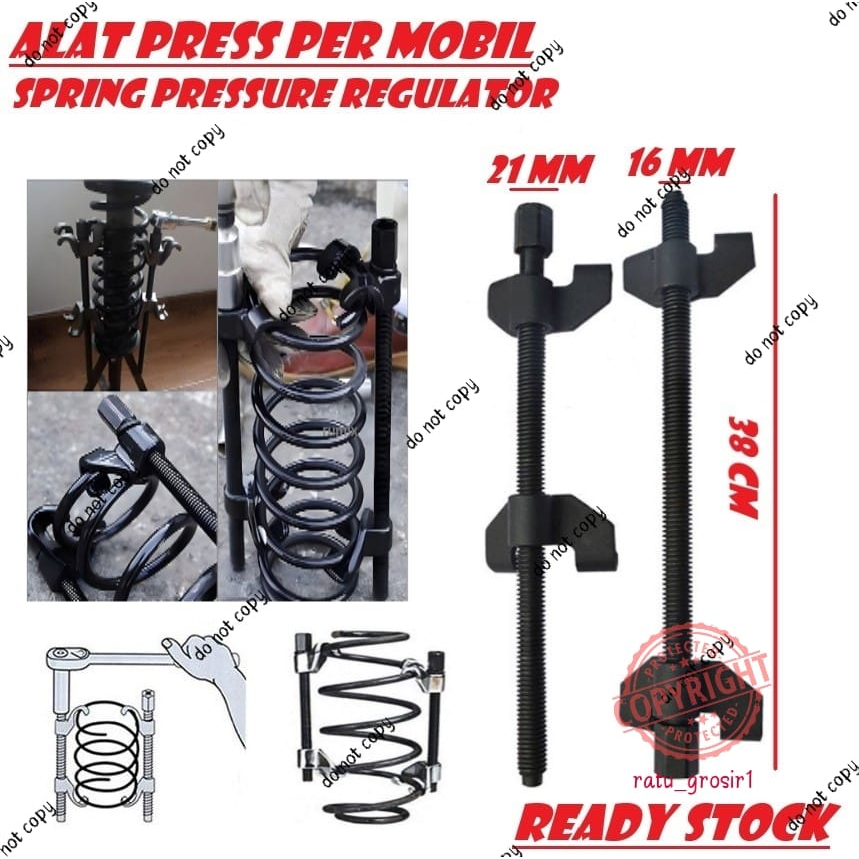 Treker Per Keong Coil Spring Mobil Compressor Pegas Kejut Clamp Tahan Shock Shockbreaker Per Ball Joint Puller