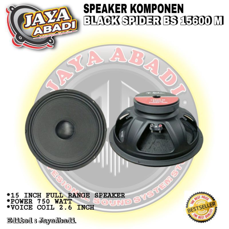KOMPONEN SPEAKER BLACK SPIDER 15600 ORIGINAL