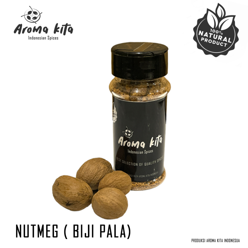 

Pala Bubuk / Biji Pala Bubuk / Nutmeg Powder / Nutmeg Ground - 45 gr