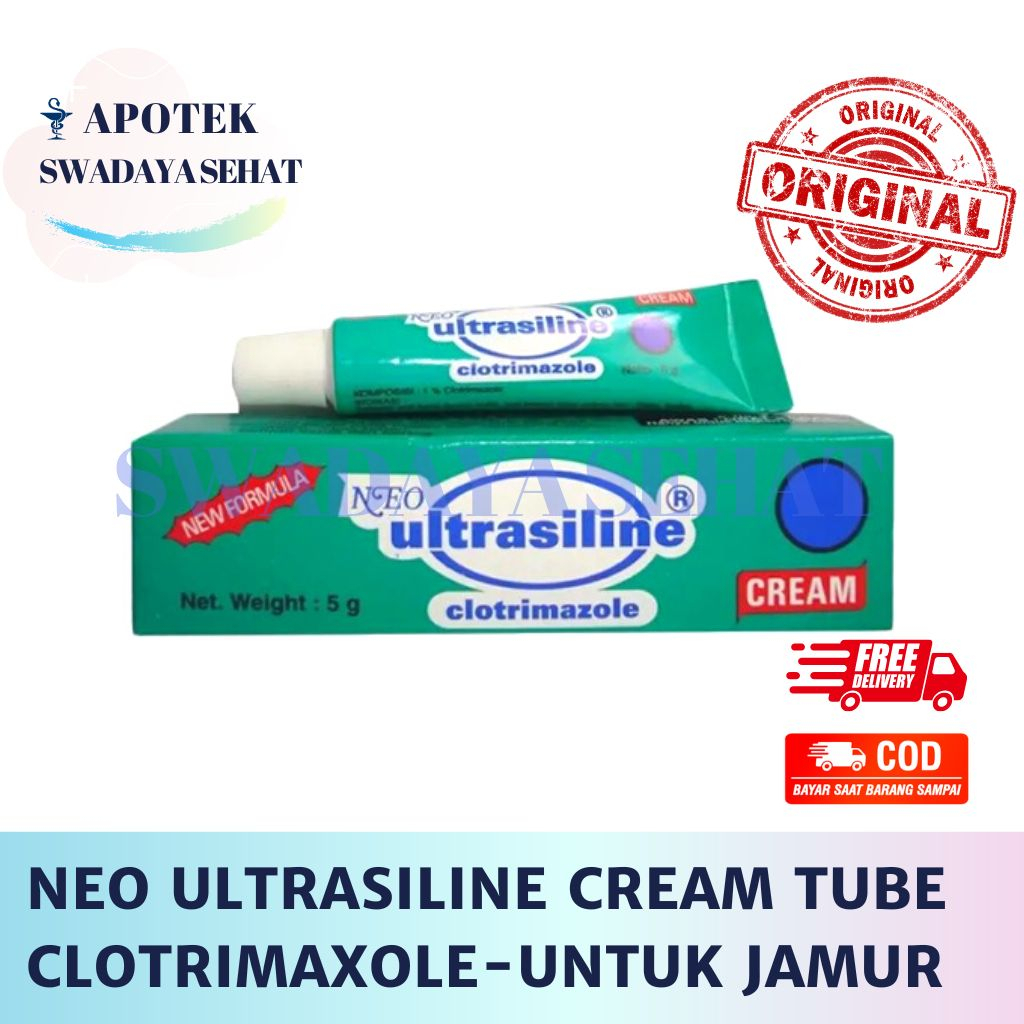 NEO ULTRASILINE Cream 5 GRAM - Salep Kulit Anti Jamur Klotri