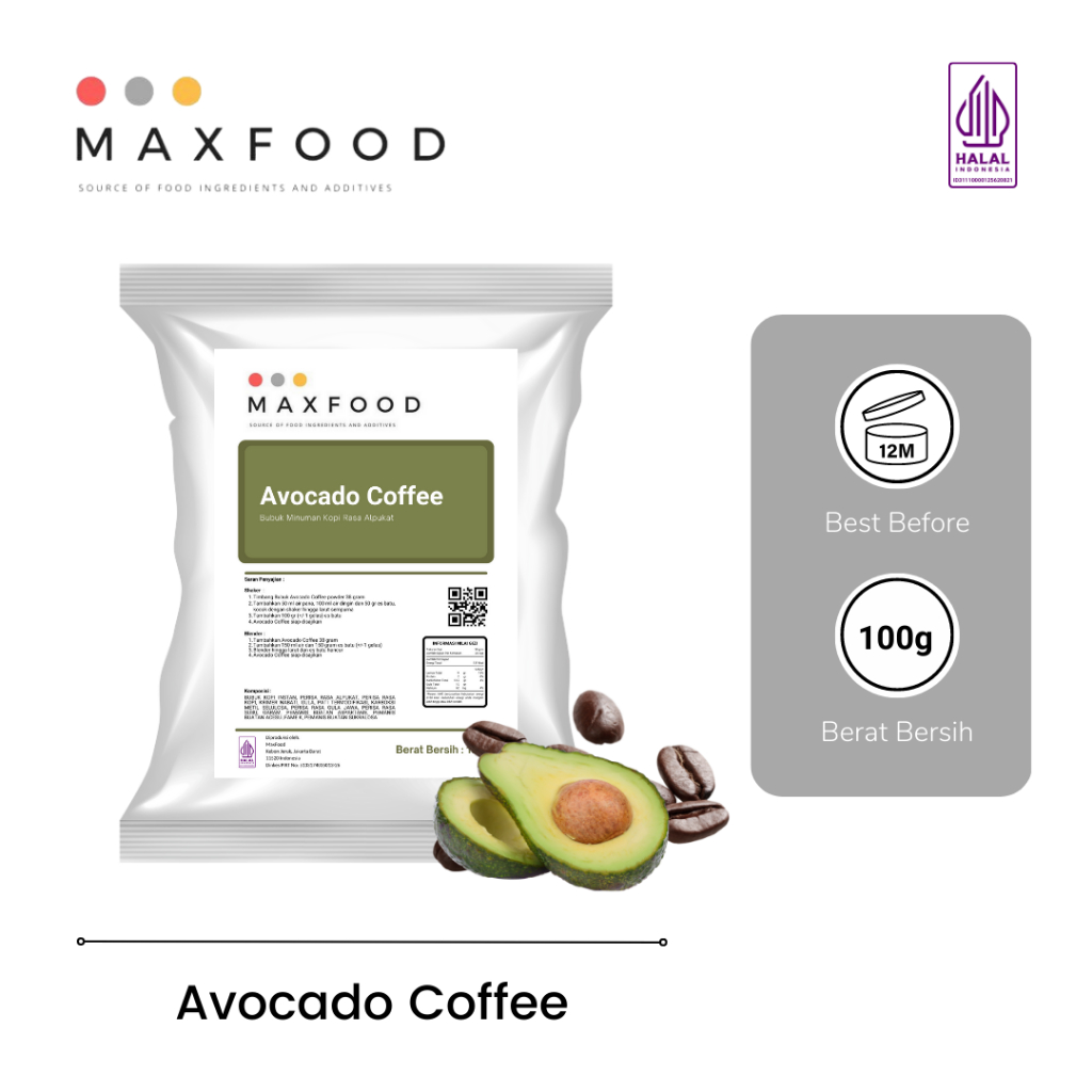 

Avocado Coffee / Kopi Rasa Alpukat / Bubuk Minuman Avocado Coffee 100 GR