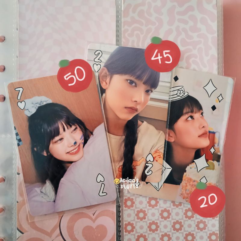 [BOOKED] Haerin Cemong Bundle Selca sg23 photocard newjeans