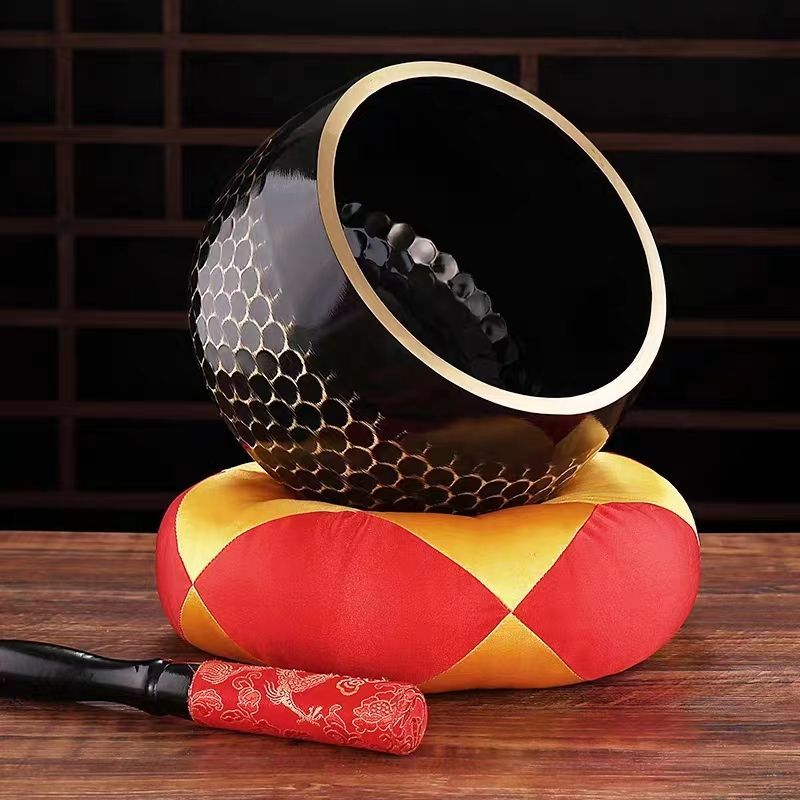 Singing Bowl Bahan Tembaga Tibetan Healing Bowl Buddha Tibet Struck Bowl Untuk Meditasi Umat Budha