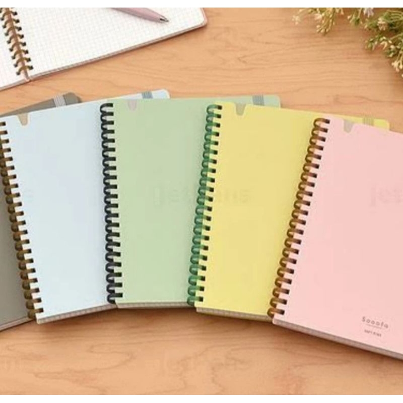 

Kokuyo Sooofa Soft Ring Notebook B6 Grid