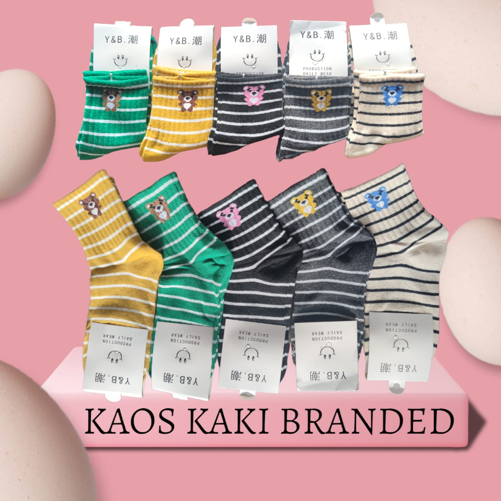 BELLA - KAOS KAKI BRANDED ANGKLE SOCKS IMPORT MURAH ANAK REMAJA DEWASA