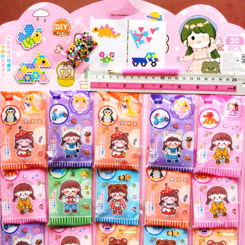 Sticker Manik-Manik DIY Pen Beads Diamond Mozaik / Mainan Stiker Edukasi Anak