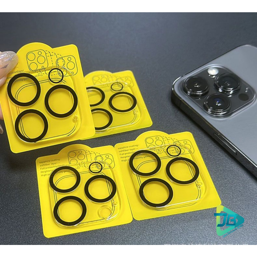 PELINDUNG KAMERA PAPAN KUNING IPHONE 11 11 PRO MAX 12 MINI 12 PRO MAX 13 MINI 13 PRO MAX 14 14 MAX 14 PLUS 14 PRO 14 PRO MAX TEMPERED GLASS CAMERA PROTECTION 3D JB8664