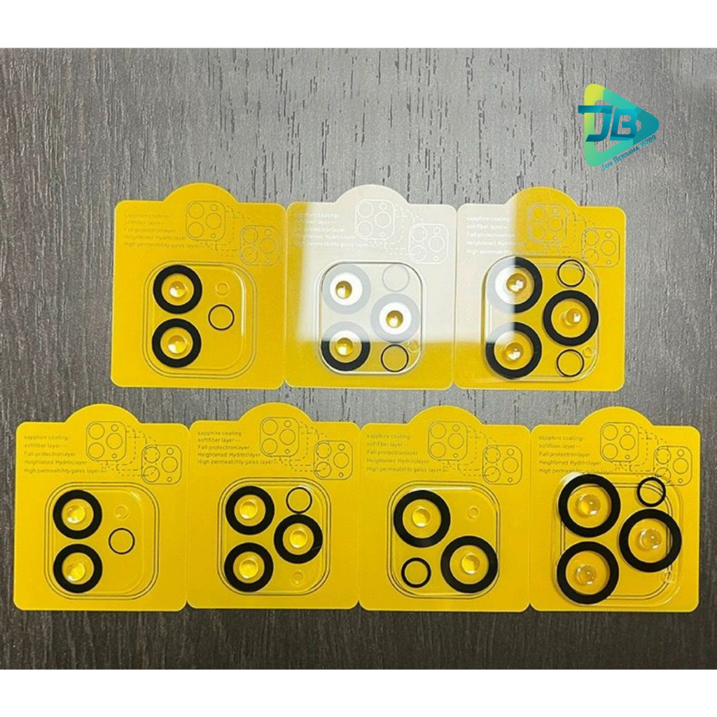 PELINDUNG KAMERA PAPAN KUNING IPHONE 11 11 PRO MAX 12 MINI 12 PRO MAX 13 MINI 13 PRO MAX 14 14 MAX 14 PLUS 14 PRO 14 PRO MAX TEMPERED GLASS CAMERA PROTECTION 3D JB8664